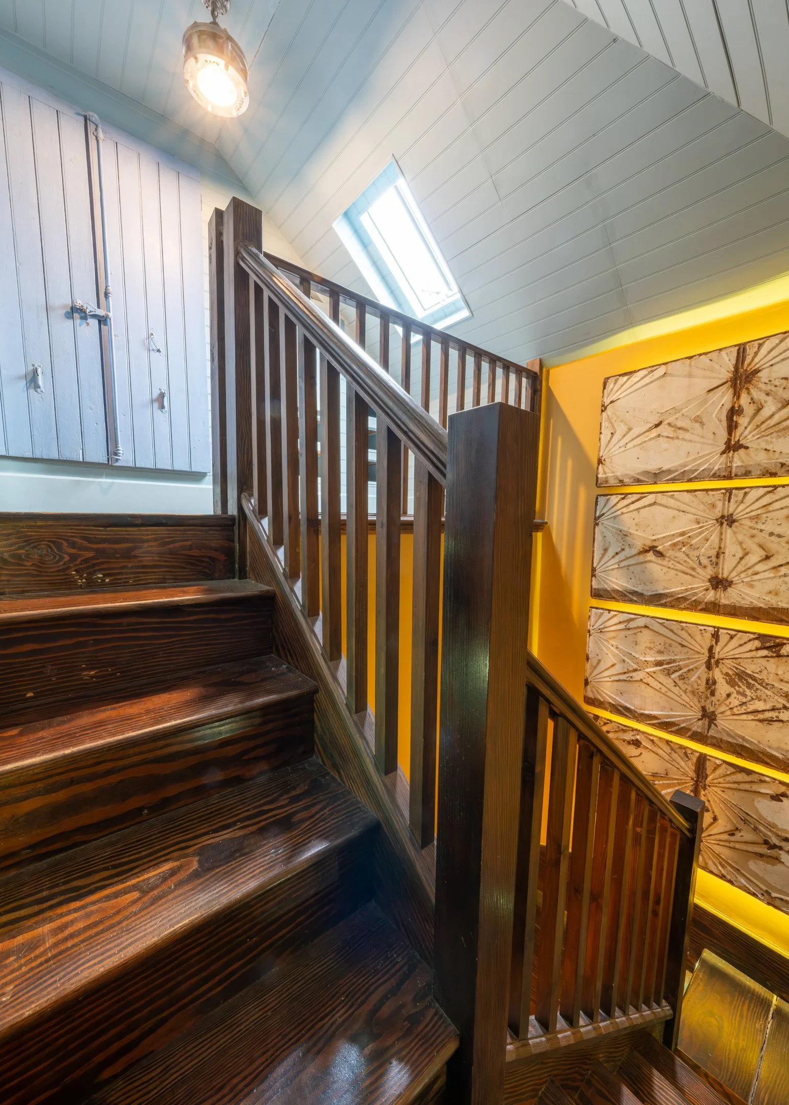 Architectural detail at The Bath House — Grade II listed feature