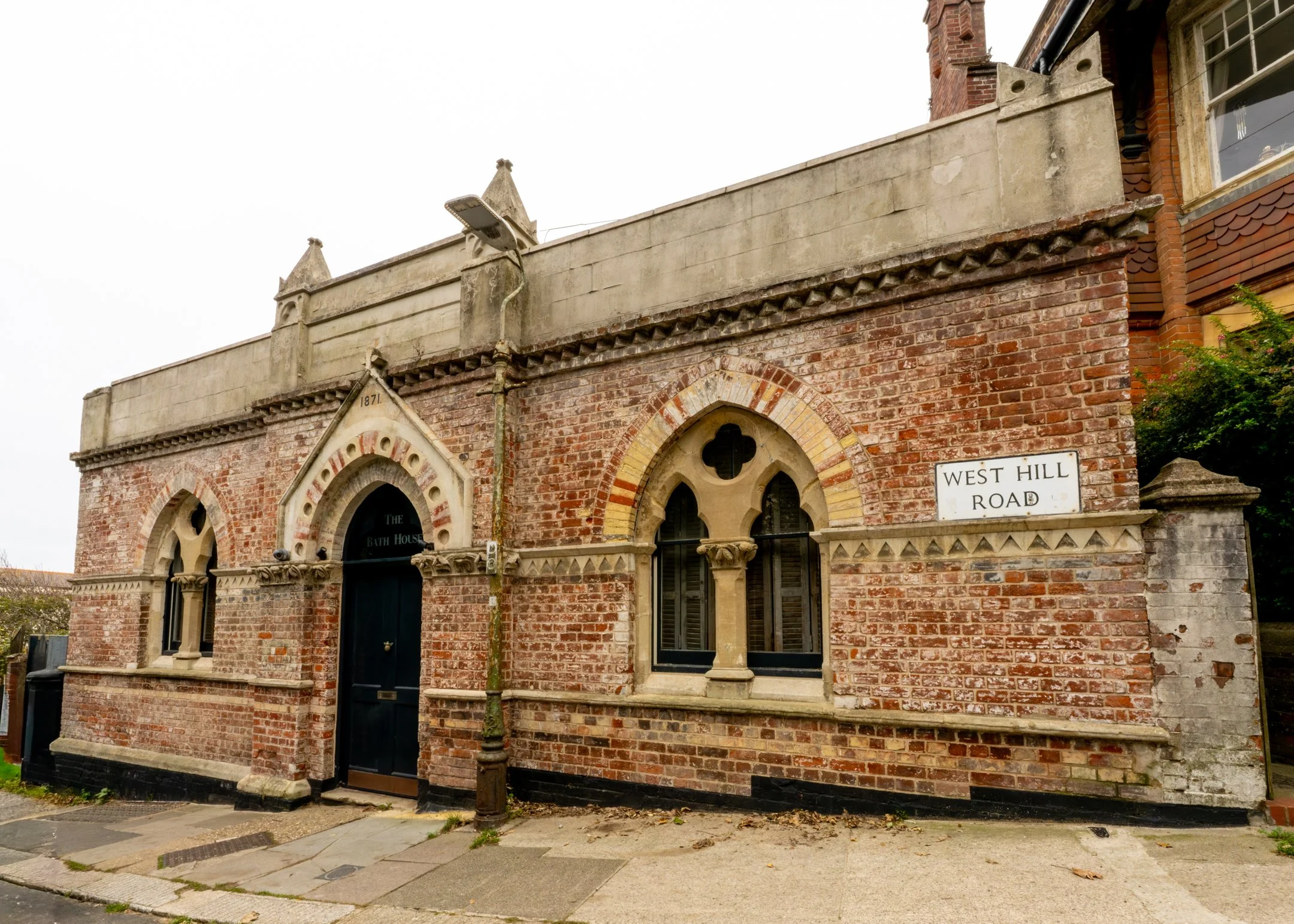 The Bath House exterior on West Hill Road